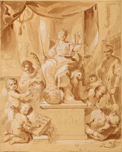 Allegory of Justice by Leopold Blonder