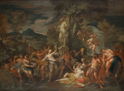 Bacchanal in Landscape by Leopold Blonder