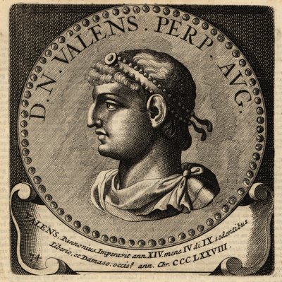 Portrait of Roman Emperor Valens by Netherlandish School