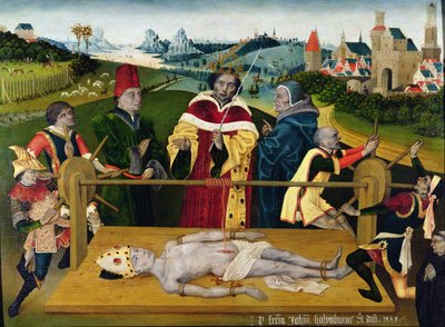 The Martyrdom of St Erasmus by Netherlandish School