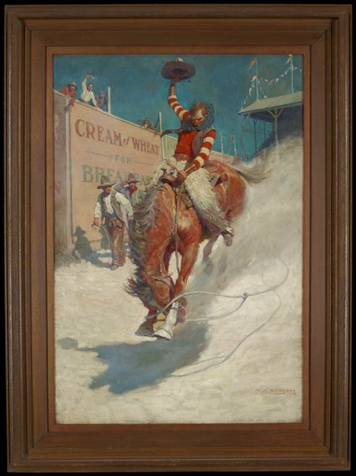 Bronco Buster by Newell Convers Wyeth