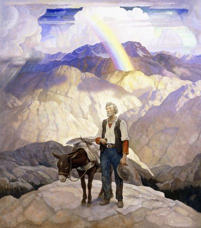 The Seeker by Newell Convers Wyeth