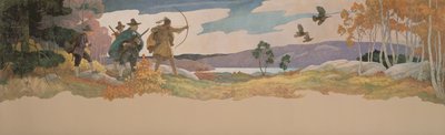 The Turkey Hunters, 1941 by Newell Convers Wyeth