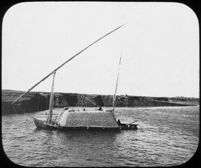 A Laden Dahabiyeh, Egypt by Newton and Co