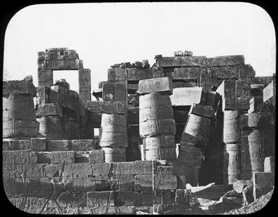 Great Temple, Karnak, Egypt, c1890 by Newton and Co