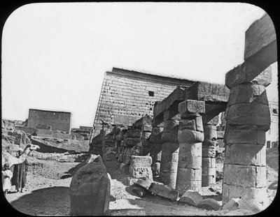 Great Temple, Luxor, Egypt, c1890 by Newton and Co