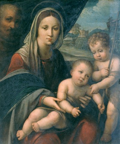 Holy Family with the Infant St. John by Niccolò Pisano