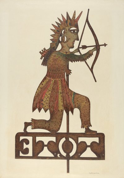 Indian Weather Vane by Nicholas Amantea