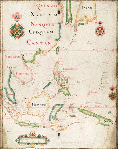 Map of the East Indies by Nicholas Comberford