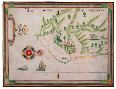 The South Part of Virginia by Nicholas Comberford