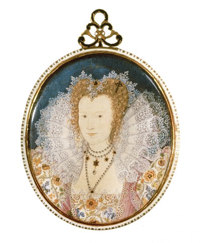 Miniature of an Unknown Lady by Nicholas Hilliard