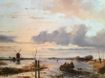Late Winter in Holland by Nicholas Jan Roosenboom