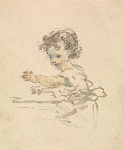 Child Seated by Nicholas Pocock