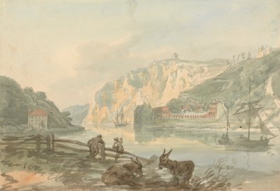 Hotwells from Rownham Ferry by Nicholas Pocock