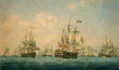Ships at Spithead 1797 by Nicholas Pocock