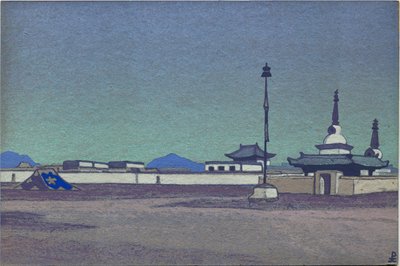Batukhalka, Capital of Inner Mongolia, 1936 by Nicholas Roerich