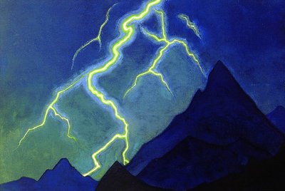 Call of the Heaven, Lightning by Nicholas Roerich