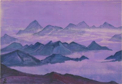 Himalayas. Album Leaf by Nicholas Roerich