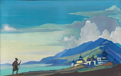 Pilgrim of the Radiant City by Nicholas Roerich