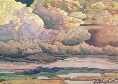 Skyscape by Nicholas Roerich