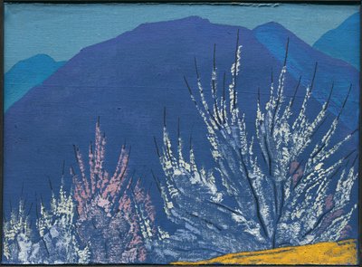 Study for the painting "Krishna" by Nicholas Roerich