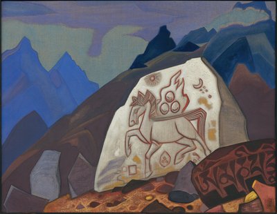 White Stone by Nicholas Roerich