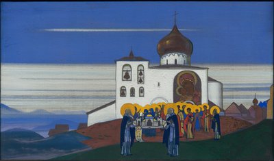 Zvenigorod by Nicholas Roerich