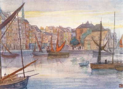 Quai Sainte Catherine, Honfleur by Nico Jungmann