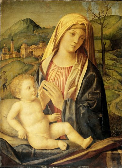 Virgin and Child by Nicolò Rondinello (attributed to)