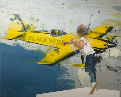 Ball throwing plane by Nicola Pucci
