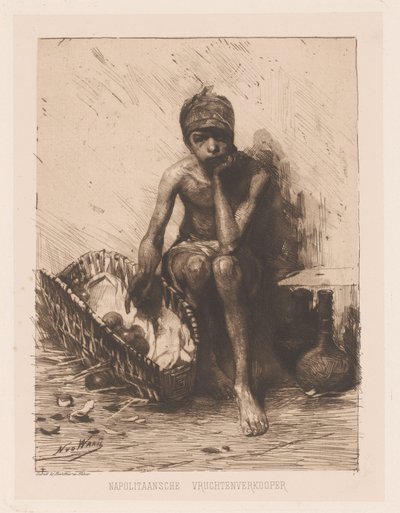 Fruit Seller by Nicolaas van der Waay