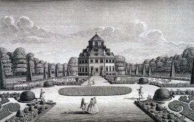 View of Frydenlund House and Garden by Nicolaes Jansz Visscher