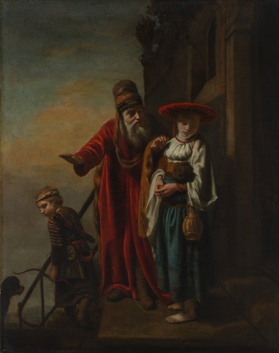 Abraham Dismissing Hagar and Ishmael by Nicolaes Maes