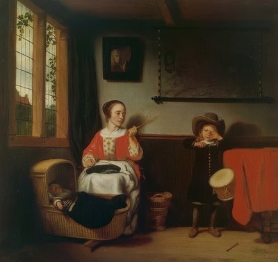 The Naughty Drummer by Nicolaes Maes