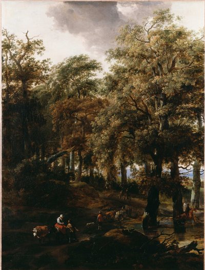 A Road through a Wood by Nicolaes Pietersz. Berchem