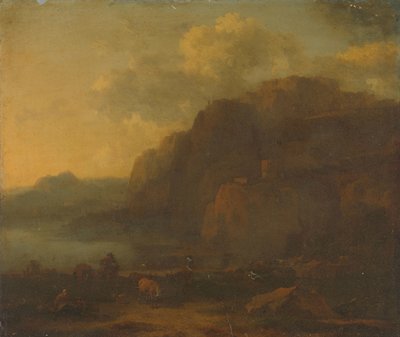 Italian Landscape by Nicolaes Pietersz Berchem