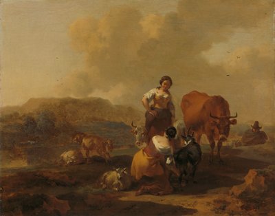 Italian Landscape by Nicolaes Pietersz Berchem