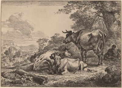 Resting Cows by Nicolaes Pietersz Berchem