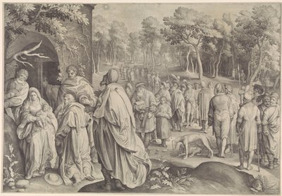 Adoration of the Magi by Nicolaes de Bruyn