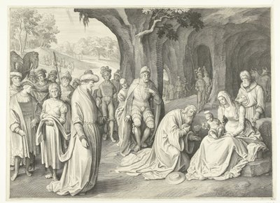 Adoration of the Magi by Nicolaes de Bruyn
