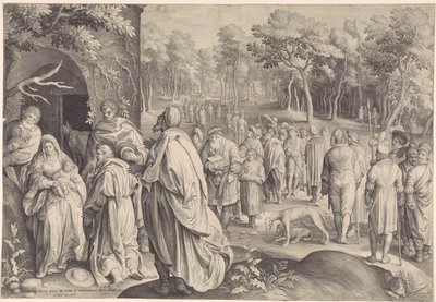 Adoration of the Magi by Nicolaes de Bruyn