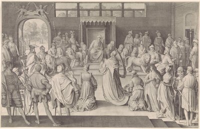 Solomon Receives the Queen of Sheba by Nicolaes de Bruyn