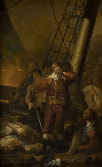 Christian IV Aboard his Flagship "The Trinity" by Nicolai Abildgaard