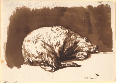 A Lying Bear by Nicolai Abildgaard