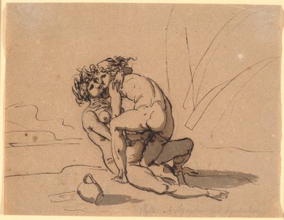 Hylas Caressed by the Nymph by Nicolai Abildgaard