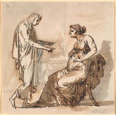 Papirius and His Mother by Nicolai Abildgaard