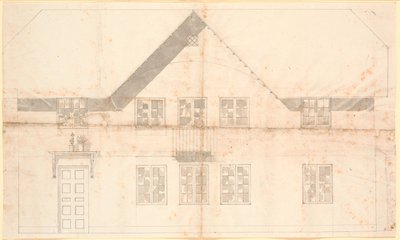 Facade of Spurveskjul by Nicolai Abildgaard