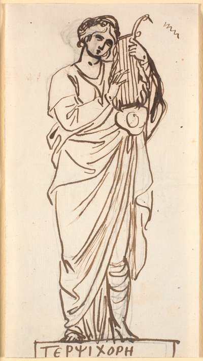 Terpsichore, Muse of Dance by Nicolai Abildgaard