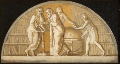 The Foundation of the Royal Library by Nicolai Abildgaard