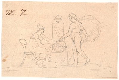 Two Figures by Nicolai Abildgaard